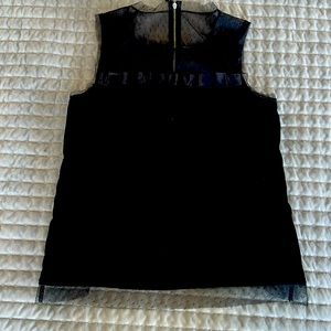 Ann Taylor Loft velvet sleeveless top